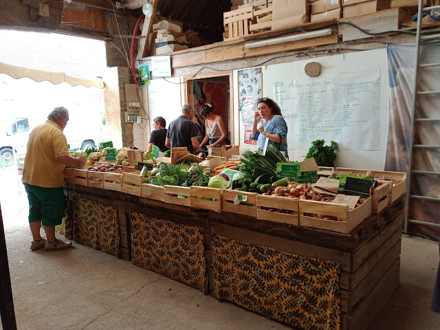 Organic farm shop, Indre et Loire, France. Photo by Loire Valley Time Travel.