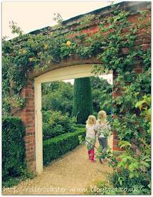 gate into walled garden, National Trust Mottisfont