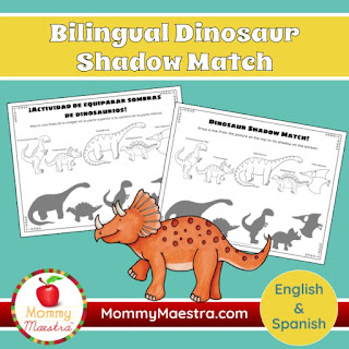 Dinosaur Shape Matching Activity