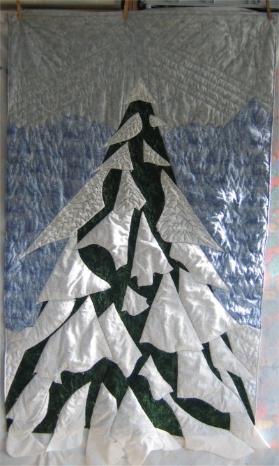 christmas tree snow