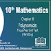 SSLC MATHEMATICS- CHAPTER 10 - POLYNOMIALS - FOCUS AREA UNIT TEST QUESTION & ANSWER KEY - MAL AND ENG MEDIUM