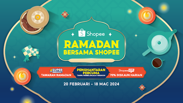 Ramadan Bersama Shopee: Destinasi Utama Keperluan Ramadan Anda