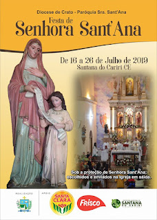 FESTA DE SENHORA SANT'ANA EM SANTANA DO CARIRI TEM INICIO HOJE 