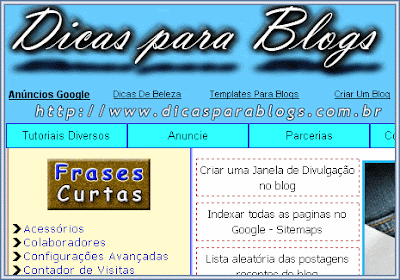 dicas e tutorias para blogs