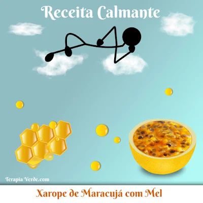 Receita Calmante: Xarope de Maracujá com Mel