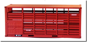 Photos of the newly released Mc Cattle container by SDS