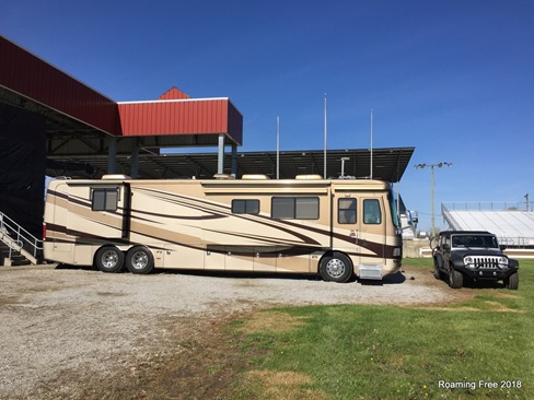 Our site at the fairgrounds