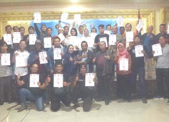 Sinar Ngawi Media-PWI Ngawi-Usai UKW, PWI Ngawi inisiasi pelaksanaan OKK angkatan IX PWI Wilayah Mataraman Di Hotel Telaga Mas Sarangan Magetan Jatim