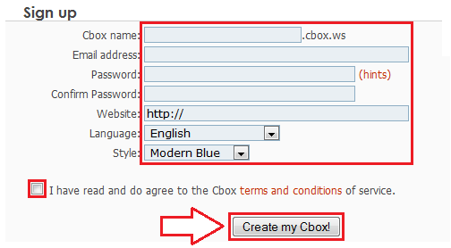 Cara Mudah Memasang Widget ChatBox CBOX di Blog