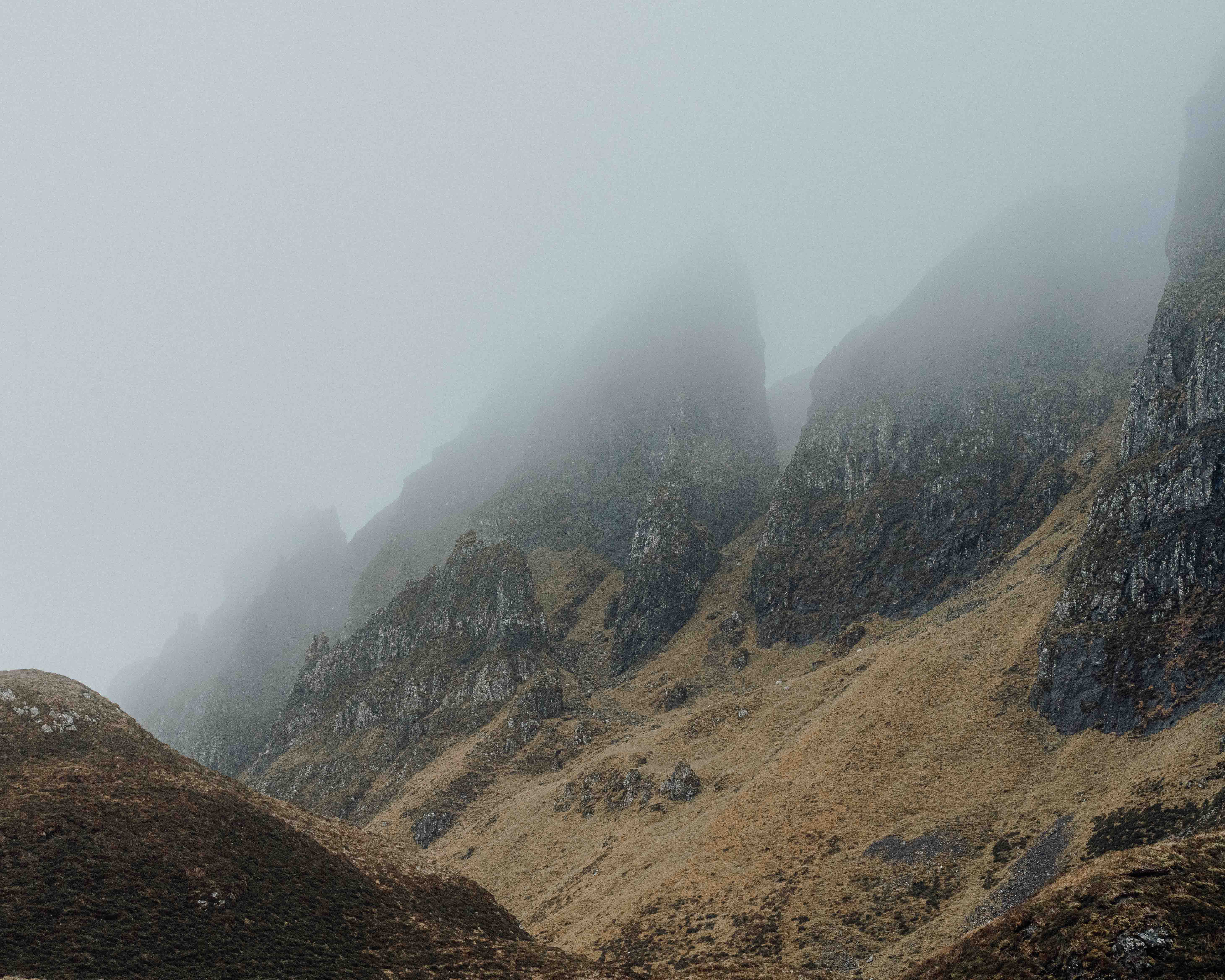 Hiking The Quiraing on the Isle of Skye liquid grain