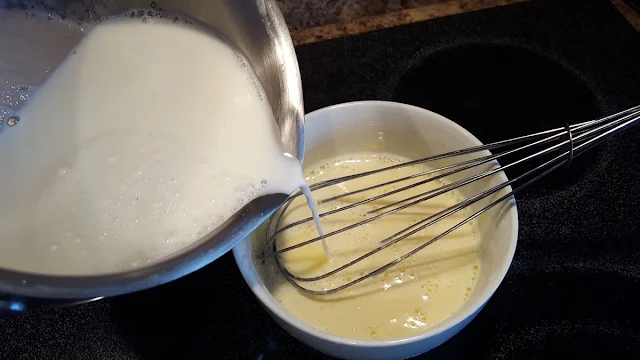 Tempering for Vanilla Pudding