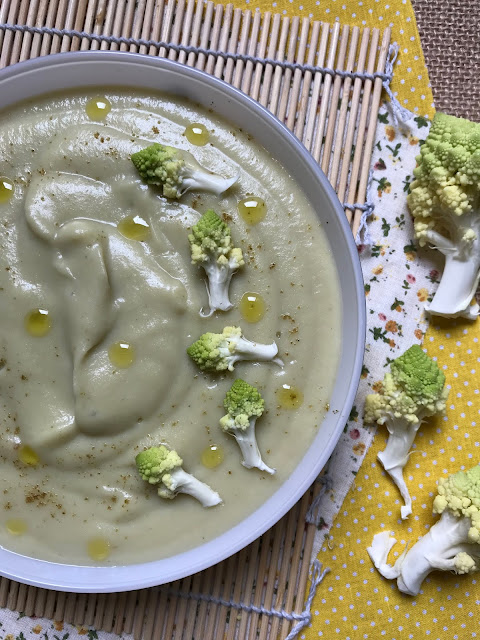 CREMA DE ROMANESCU RECETA