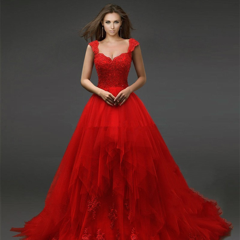 15 Contoh Gaun  Pengantin  Modern Warna  Merah  Terupdate 