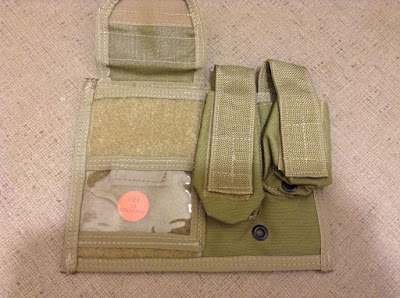 LONDON BRIDGE TRADING LBT-6064B TAN LARGE ADMIN POUCH close front