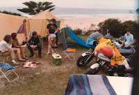 Bikers and the Beach