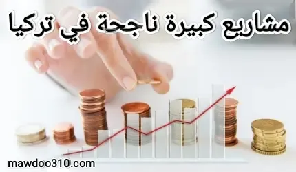 مشاريع كبيرة ناجحة في تركيا