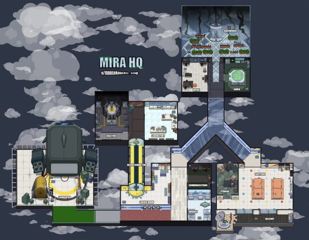 Among Us, map: Mira HQ Map Guide Among Us, map: Mira HQ Map Guide