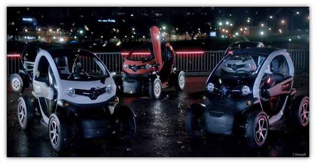 Renault Twizy néons Guetta