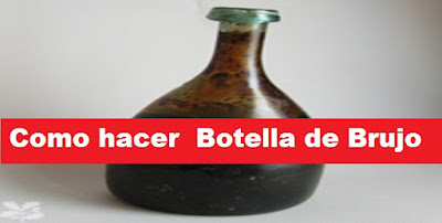  botella de Bruja o Brujo 