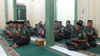 Menjelang HUT Ke-78 TNI, Kodim 0117/Aceh Tamiang Laksanakan Do’a Bersama