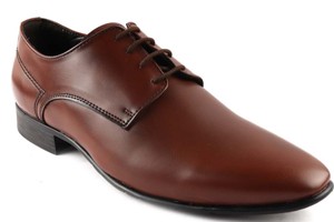 San Frissco Tan Casual Synthetic Lace-Ups Derbys