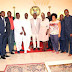 Akon And His Team Meet Governor Ambode (Photos)