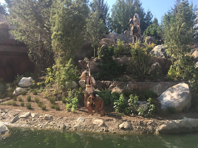 Native American Animatronics Rivers of America Disneyland