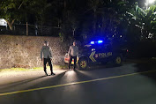 Cegah Aksi Kriminalitas, Personel Polsek Maiwa Galakkan Patroli Malam