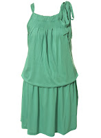 Bow neck pleat dress 100% Viscose. Machine washable.