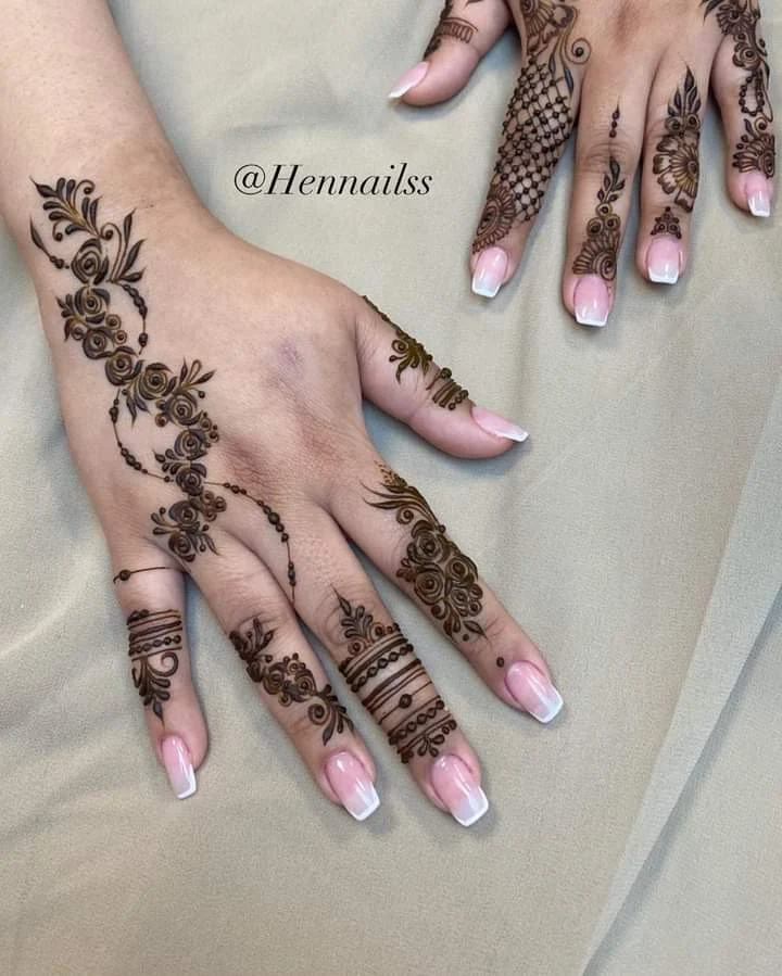 henna Mehedi design simple