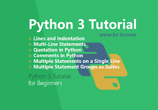 Python 3 Tutorial : Basics Syntax in Python 3