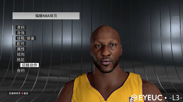 NBA 2K23 Lamar Odom Cyberface