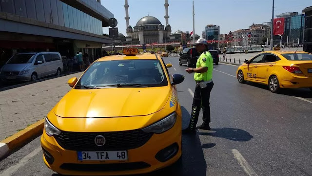 Turkey has mandated taxi drivers in the country to ask documents from foreigners