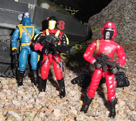 1993 Crimson Guard Commander, Battle Corps, 2004 Comic Pack Cobra Commander, 2005 Crimson Guard, 1983 Hiss Tank