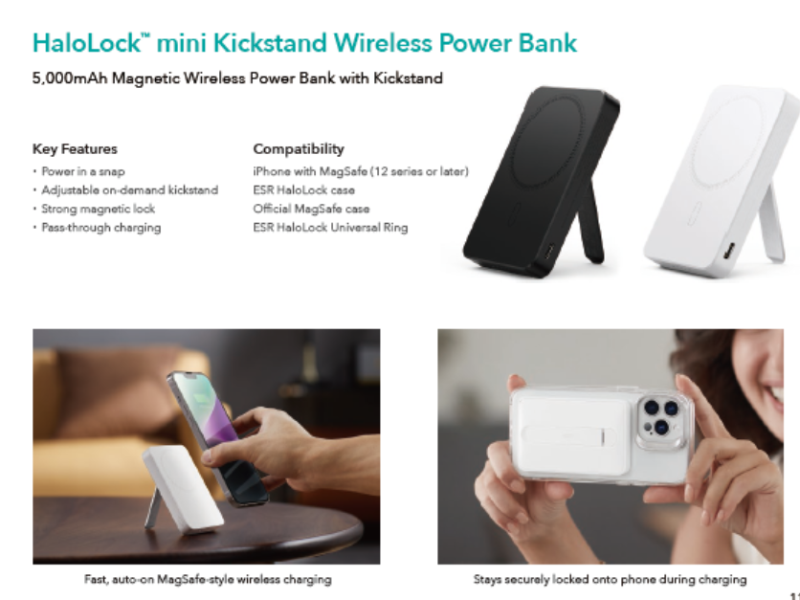 ESR launches MagSafe iPhone 15 cases (HaloLock) and Wireless Power Bank w/  kickstand, starting at PHP 1,249