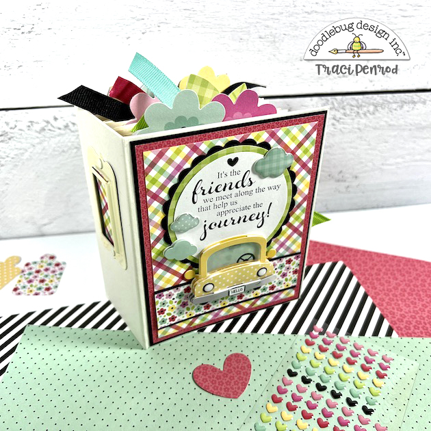 Artsy Albums Scrapbook Album and Page Layout Kits by Traci Penrod: New!  Friendship Mini Album with Doodlebug Designs