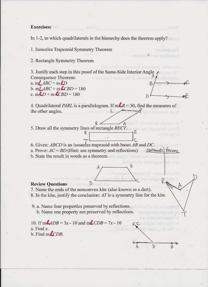 Unit 7 Polygons And Quadrilaterals Answers - 14-12-ws-parallelograms-rectangles-rhombi-and-squares - m ... - In the given figure find x + y + z.