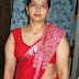 Red Saree Beauty Aunty