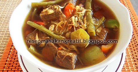 RESEP ASEM ASEM DAGING SAPI DAN BUNCIS - Aneka Resep 