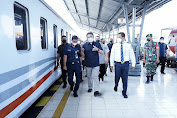 Jelang Arus Mudik, Herman Deru Pastikan Kesiapan Stasiun KA Kertapati Palembang
