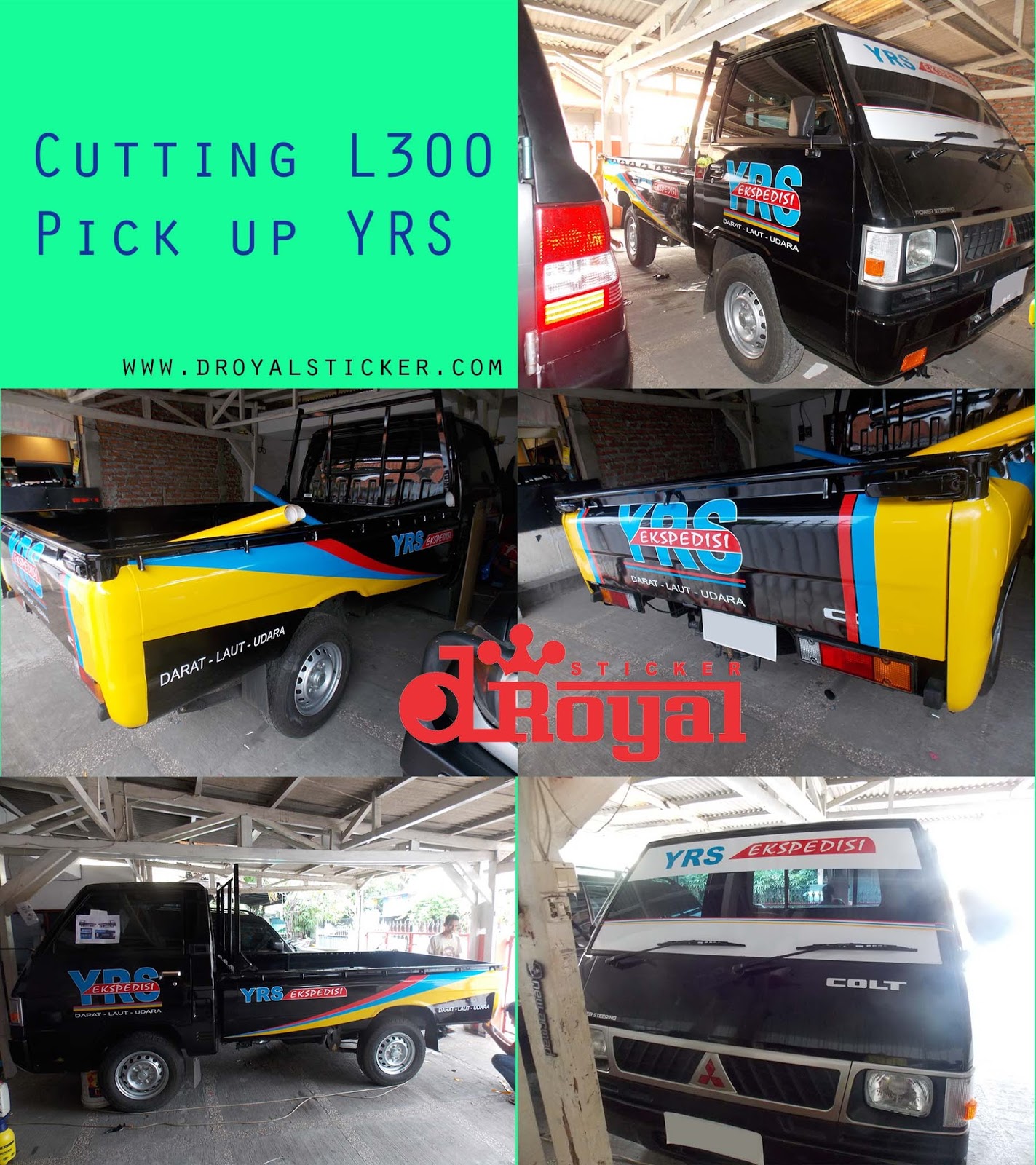Top Cutting Sticker Mobil  Pick  Up  L300 Terbaru  Modifotto