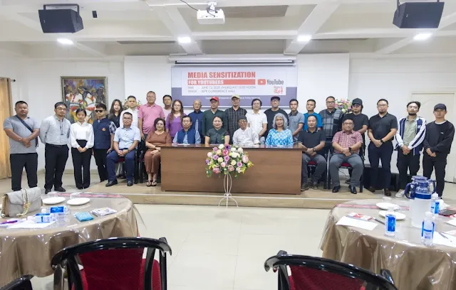 Media Sensitization Workshop Held for Mizo YouTubers in Aizawl