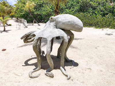 Concrete Sculpture of Octopus Davinoffs Concrete Sculptures