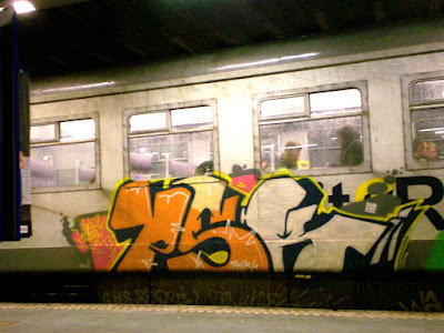 Soc Psk train graffiti