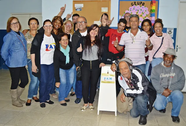 Equipe de apoio à FAM/Foto: Adriano Martins Radialista Rádio Acesa FM