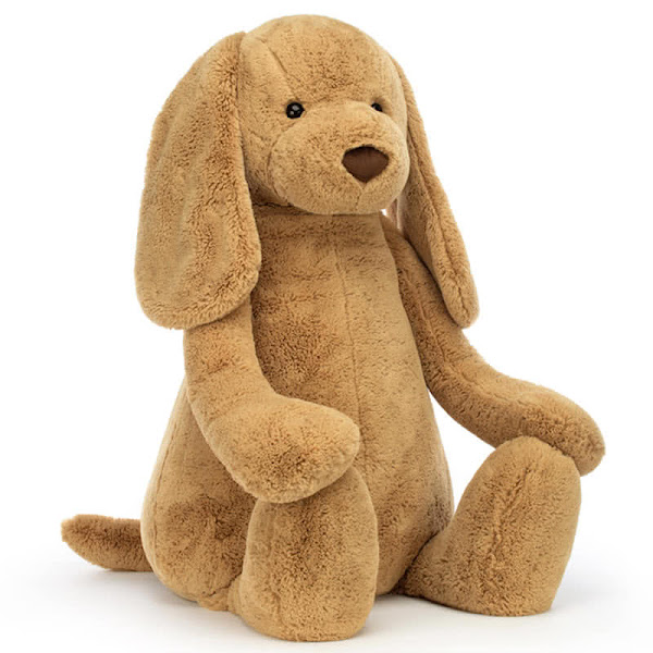 Jellycat Giant Bashful Toffee Puppy, part of the biggest Jellycat range.