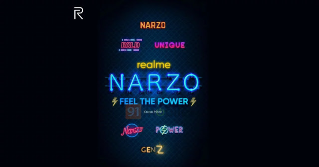 Realme new smartphone series narzo