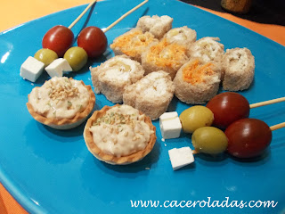 Receta de canapés variados fáciles y originales