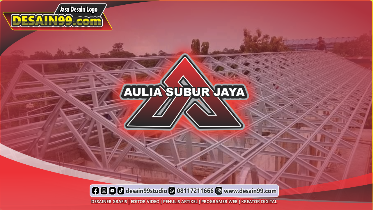 Logo "Aulia Subur Jaya" Kontraktor Baja Ringan, Depok Jawa Barat
