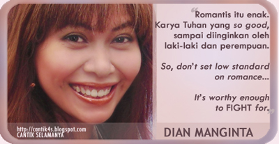 Yuk, punya standar tinggi dalam romantisme...!